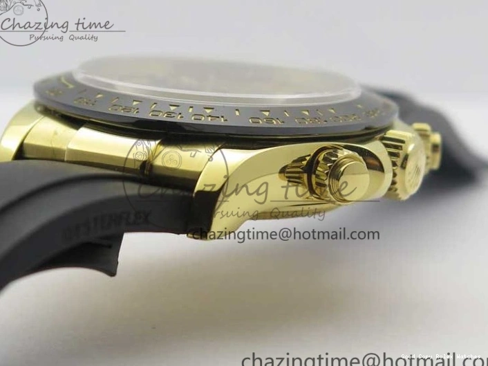 Best AAA Replica Sites YG (Free Black Noob V3 Edition SS Best Strap Strap) Dial Vibrant Daytona YG 116518 904L Plated Extra on 3208 Rubber 1:1 Black SA4130 Case 0117